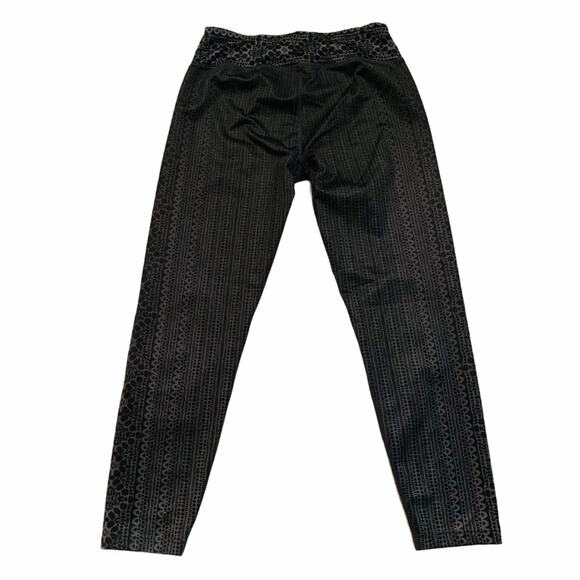 Prana Womens black and gray pattern cropped legging Small - Picture 1 of 7
